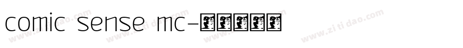 comic sense mc字体转换